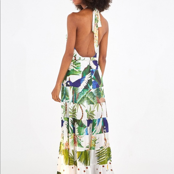 Farm Rio Mixed Palm Maxi Dress - Picture 4 of 4